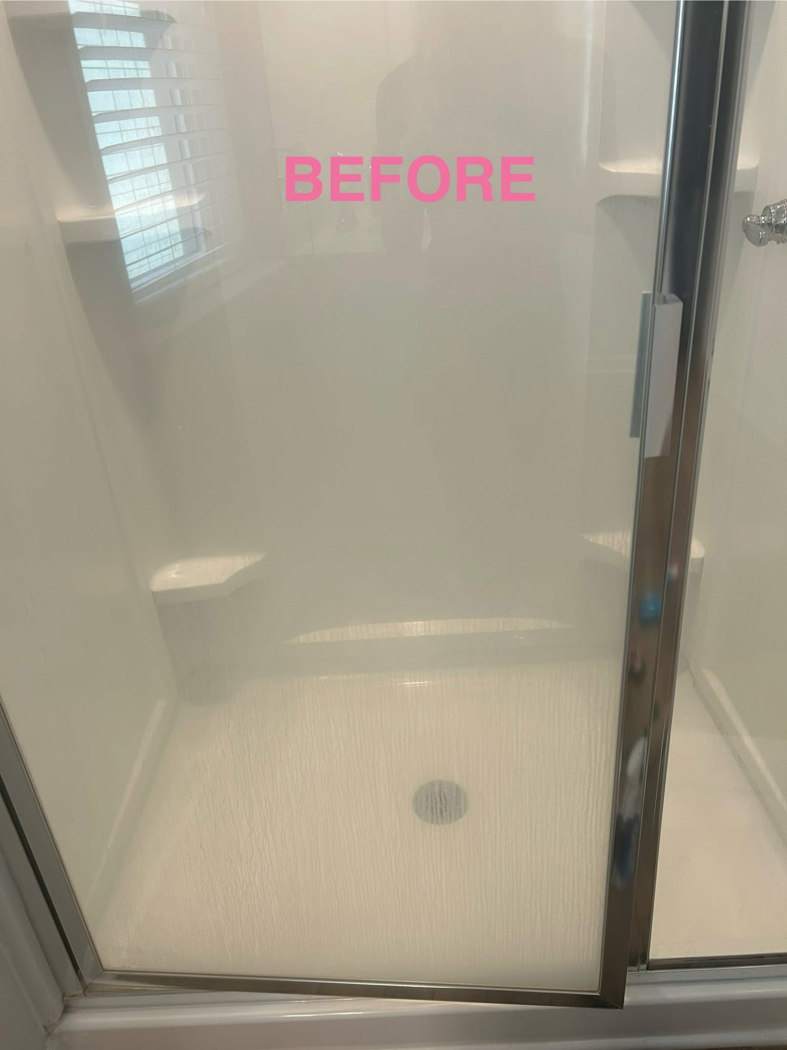 Shower stall — Before