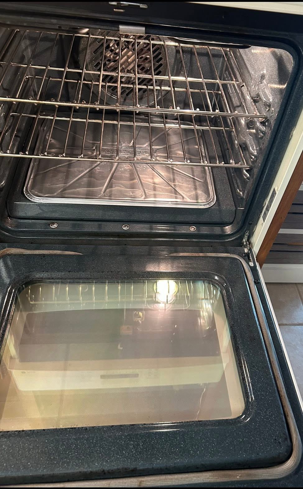 Oven deep clean — After