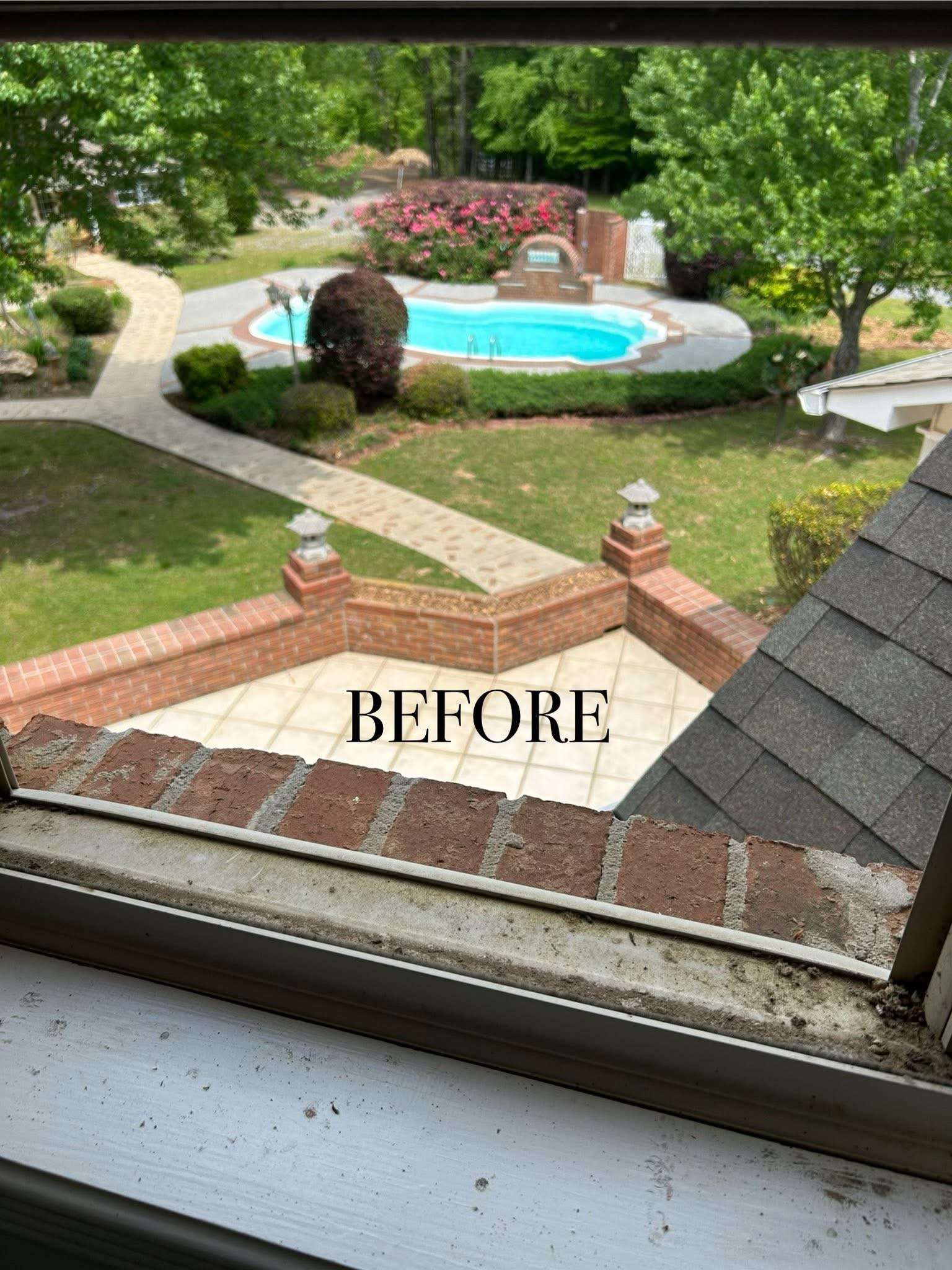 Window sill — Before
