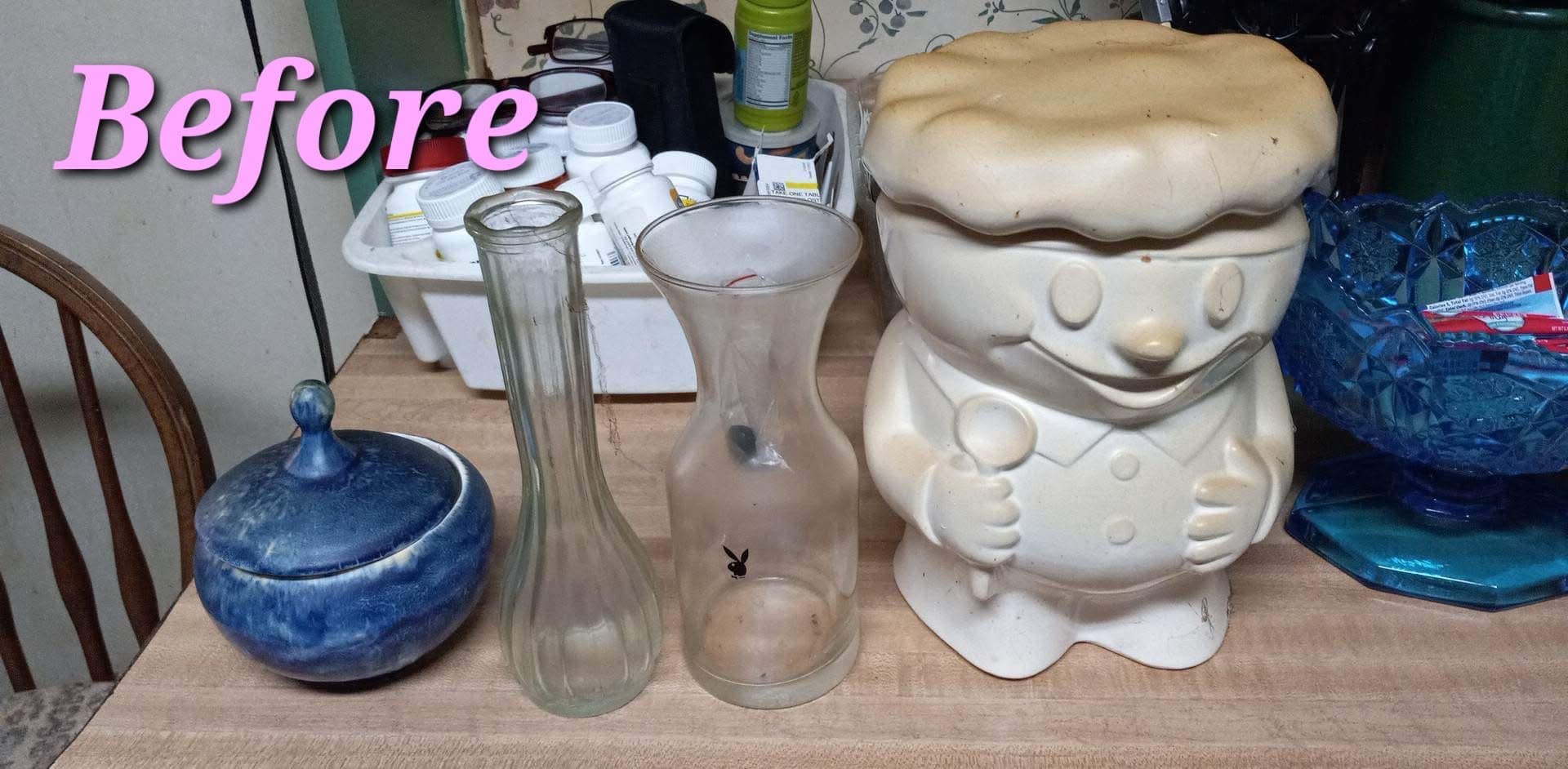 Counter & collectibles — Before